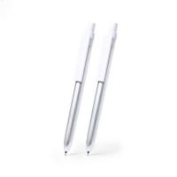 Recycled aluminium writing set, ball pen and roller ball pen