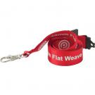 15mm Flat Weave Nylon Lanyard