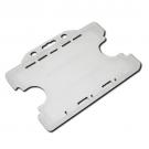 Rigid Card Holders Landscape Double Sided (Frosted Clear)