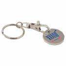 Trolley Coin Keyring (Stamped Iron Soft Enamel Infill)