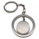 Charm Keyring with Inner Round Charm (UK Stock)