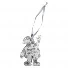 Santa Premium Zinc Alloy Tree Decoration (UK Stock)