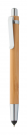 Tashania Black bamboo touch ballpoint pen