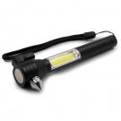 Emergency torch 1 LED COB, seat belt cutter, safety hammer