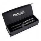 Mauro Conti writing set, ball pen and roller ball pen