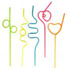 Curly Straws - Assorted Shapes