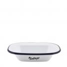Enamel Oblong Pie Dish (180 X 135 X 40mm)