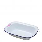 Enamel Oblong Pie Dish (260 X 190 X 60mm)