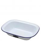 Enamel Oblong Pie Dish (320 X 240 X 75mm)