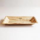 Medium Rectangular Disposable Palm Leaf Plate