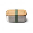 Stainless Steel Sandwich Box Large - black blum
