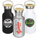 Traveller Canteen Bottle - Bamboo Lid (500ml) *