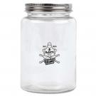 Vogue Glass Screw Top Dry Food Jar -550ml