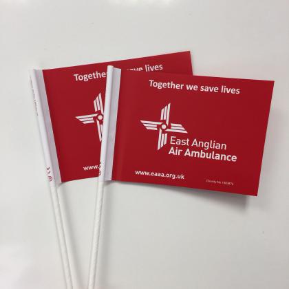 Eco Handwaving Flag - 170mm x 130mm - Recycled Paper