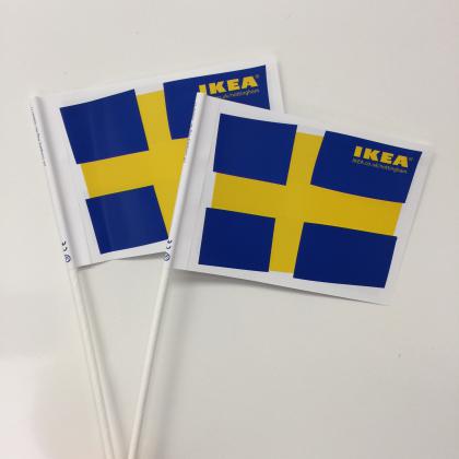 Eco Handwaving Flag - 170mm x 130mm - Recycled Paper