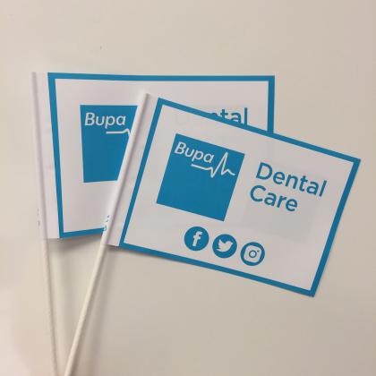 Eco Handwaving Flag - A5 - Virgin Paper