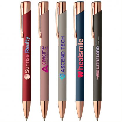 Crosby Softy Rose Gold Pen