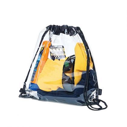 Clear PVC Drawstring Bag