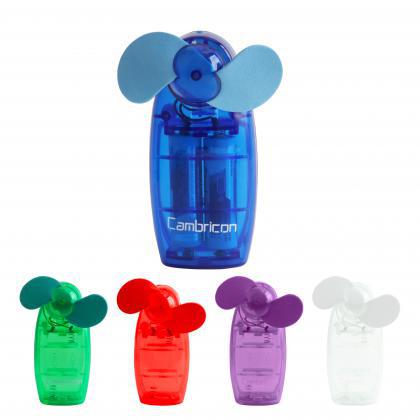 Transparent Colourful Handy Fan