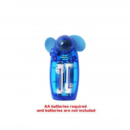 Transparent Colourful Handy Fan