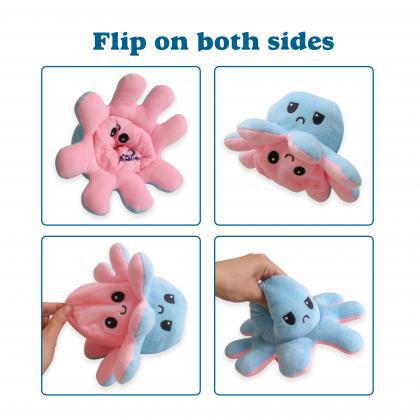 Large Reversible Octopus Plush Toys