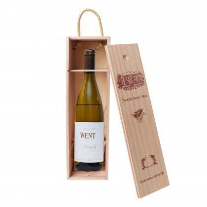 Single Bottle Wooden Wine Box