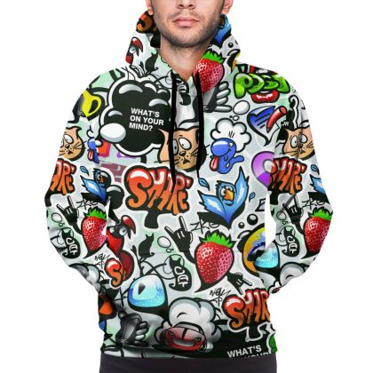Unisex Adults Polyester Spandex Sublimated Hoodie