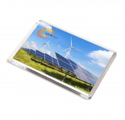 Acrylic insert magnets Retangle (95mm x 63mm)