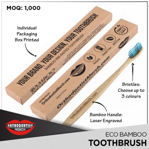 1. Bamboo Branded Toothbrush - Eco Packaging
