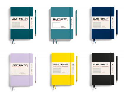 Leuchtturm1917 Medium A5 (145 x 210 mm) Hardcover Ruled Notebooks