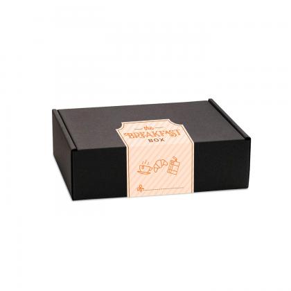 Gift Boxes - Midi Black Gift Box - Breakfast Editon