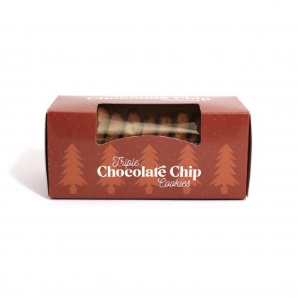 Winter Collection - Eco Biscuit Box - Triple Chocolate Chip Biscuits