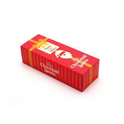 Winter Collection - Eco Flip Top Box - 41% Milk Chocolate Santa