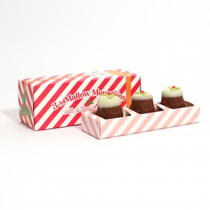 Winter Collection - Eco Sliding Box - Mallow Mountains with Holly - x3