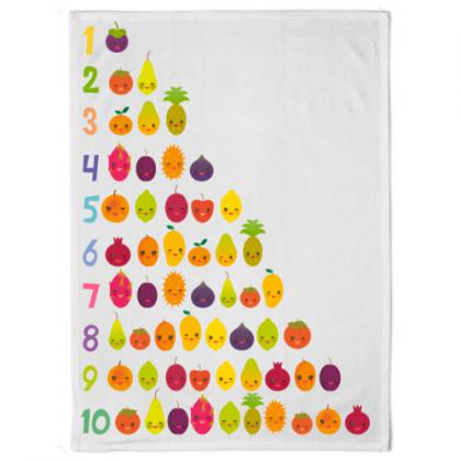 'Ultra-Colour' Tea Towel. Eco-Friendly, Recycled Tea Towel – Full Colour
