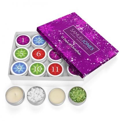 12 Days of Christmas Boxed Set, Printed Lid White Base