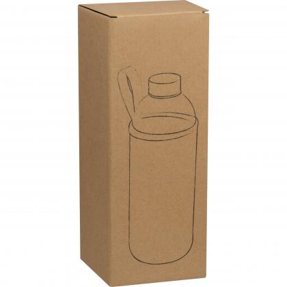 1000 ml glass bottle with neoprene sleeve