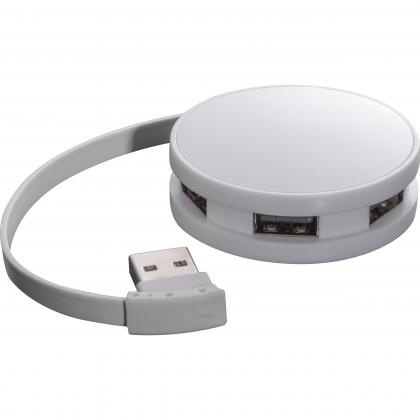 4 port - rounded USB-Hub
