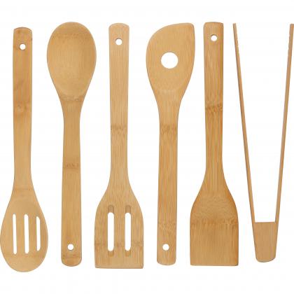 7-piece bamboo cookware set