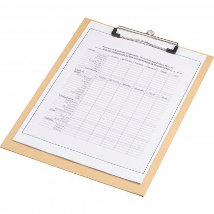 A4 cardboard clipboard