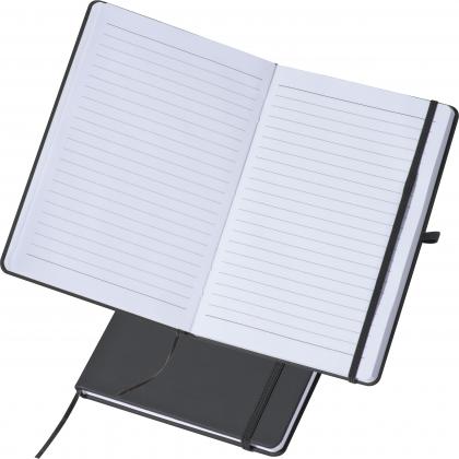 A5 notebook with lined pages