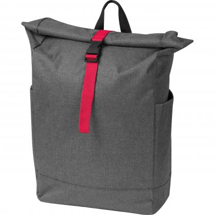 Backpack with colored applications