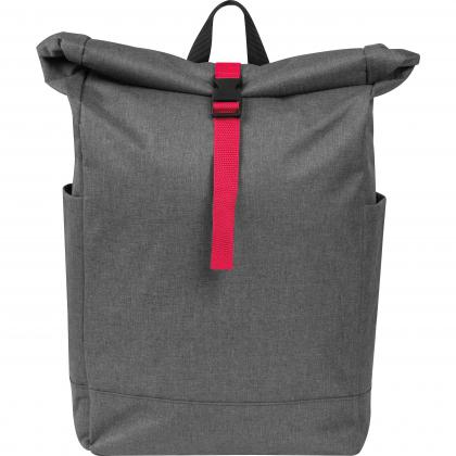 Backpack with colored applications