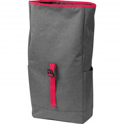 Backpack with colored applications