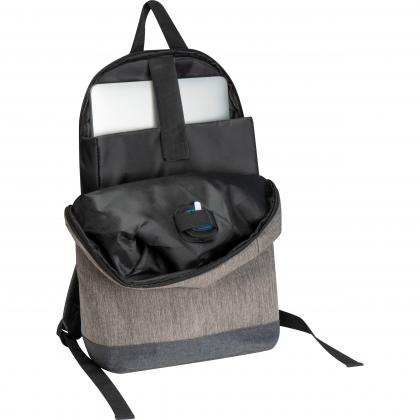 Backpack with integrated LED light
