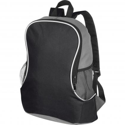 Backpack with side compartments