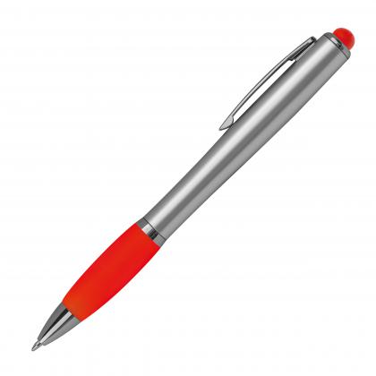 Ball pen with colored LED light