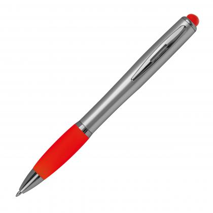 Ball pen with colored LED light