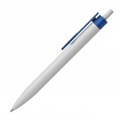 Ball pen with finger pointer clip