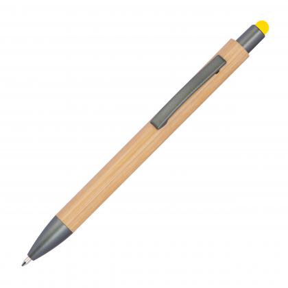Ballpen with bamboo coating
